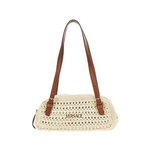 Versace Versace Tag Crochet Knitted Bowling Bag